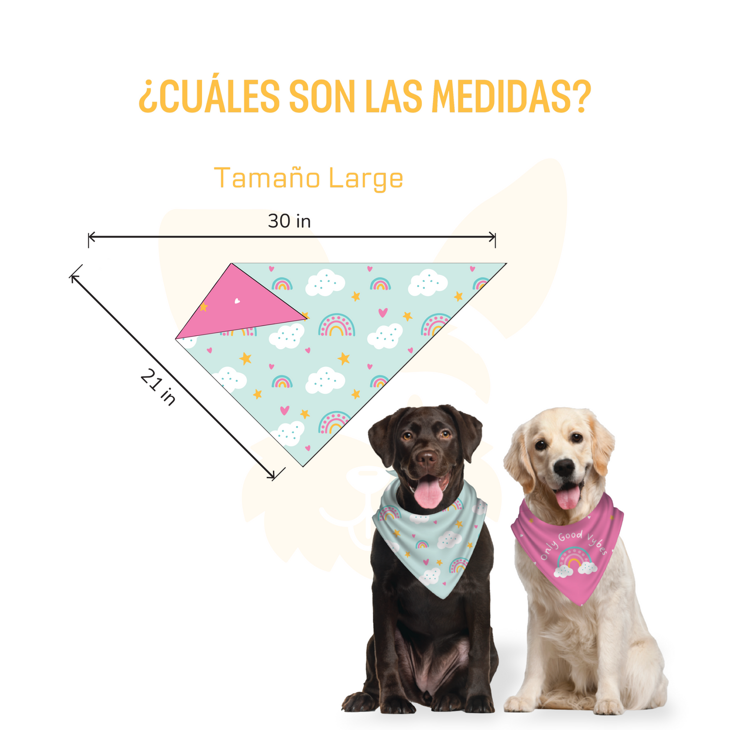 Bandana Only Good Vibes - Reversible 2 en 1